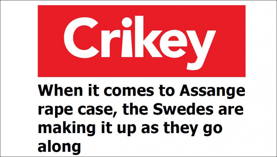 Assange Rape Allegations have no basis Crikey.com.au 3 December, 2010.