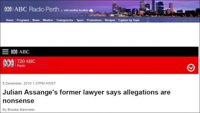 Julian Assange's former lawyer says allegations are nonsense